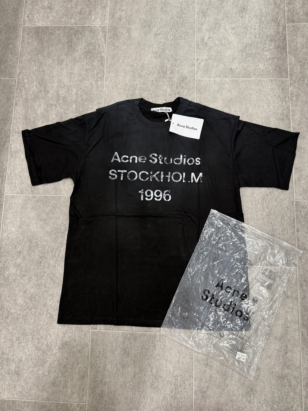 Black Shirt white text