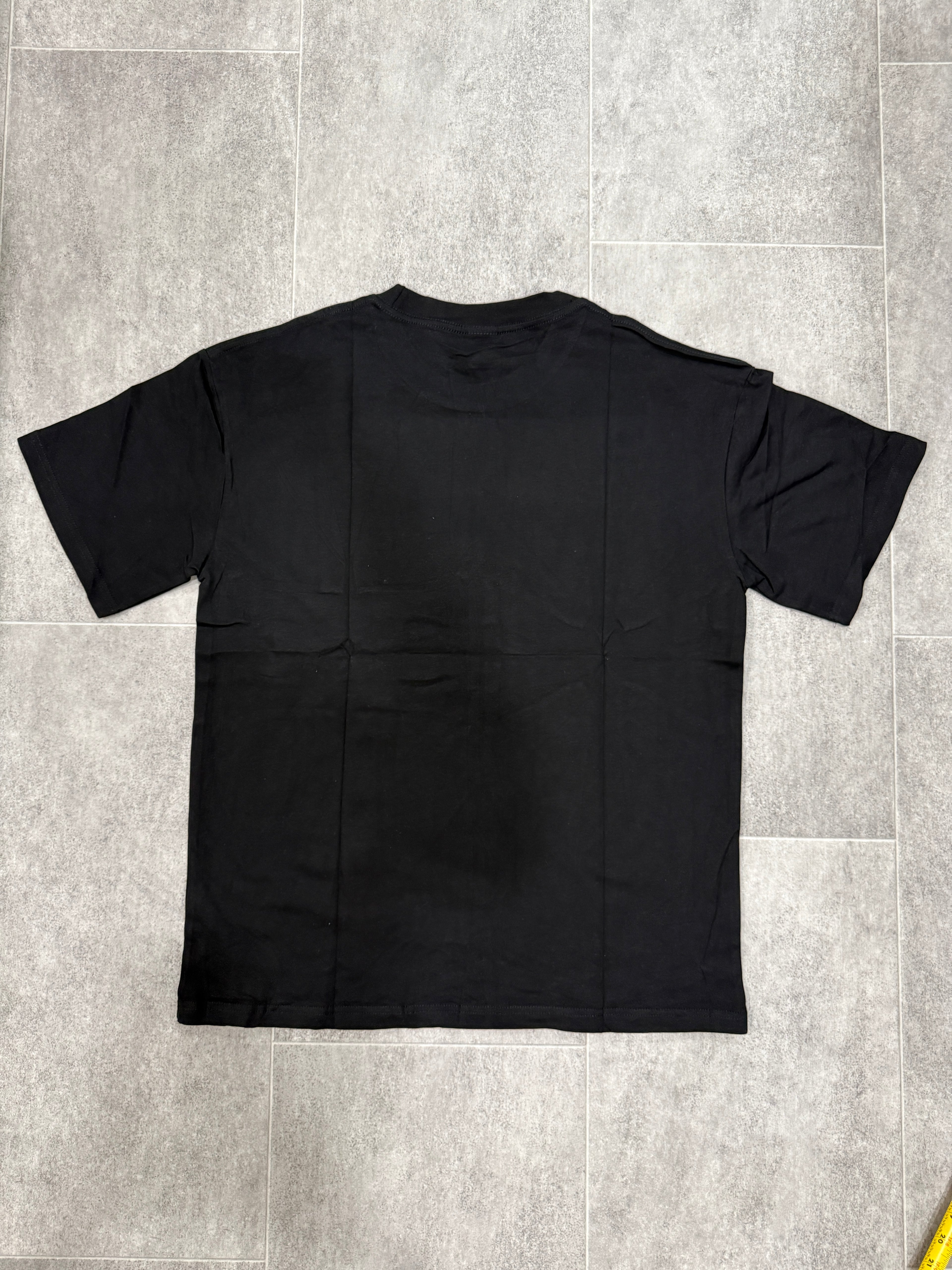 Black Shirt blue Gun