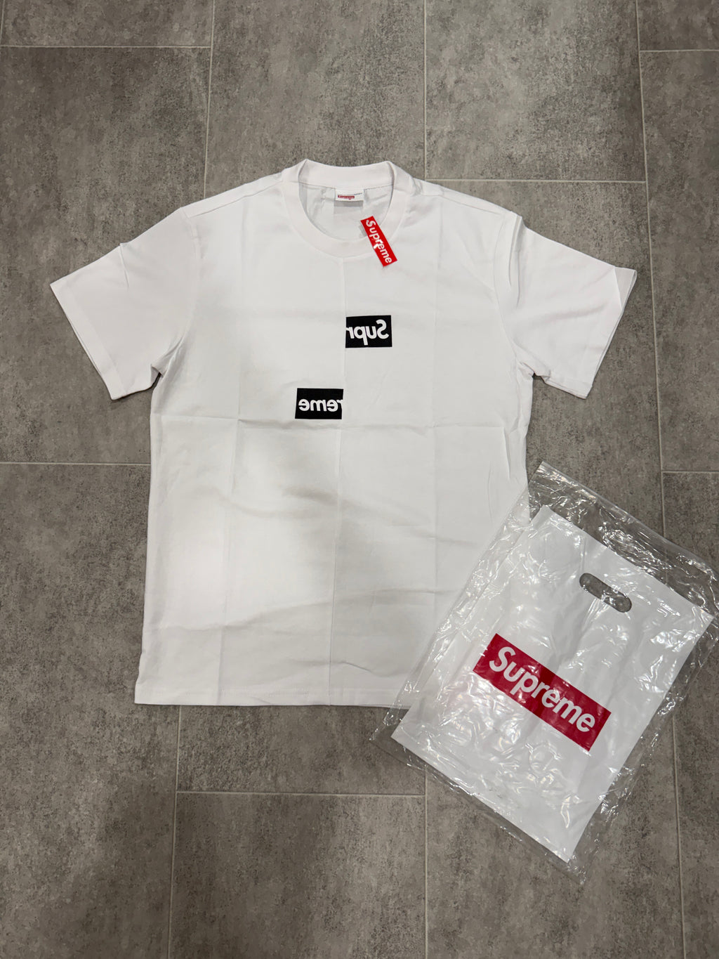 White split Logo Shirt