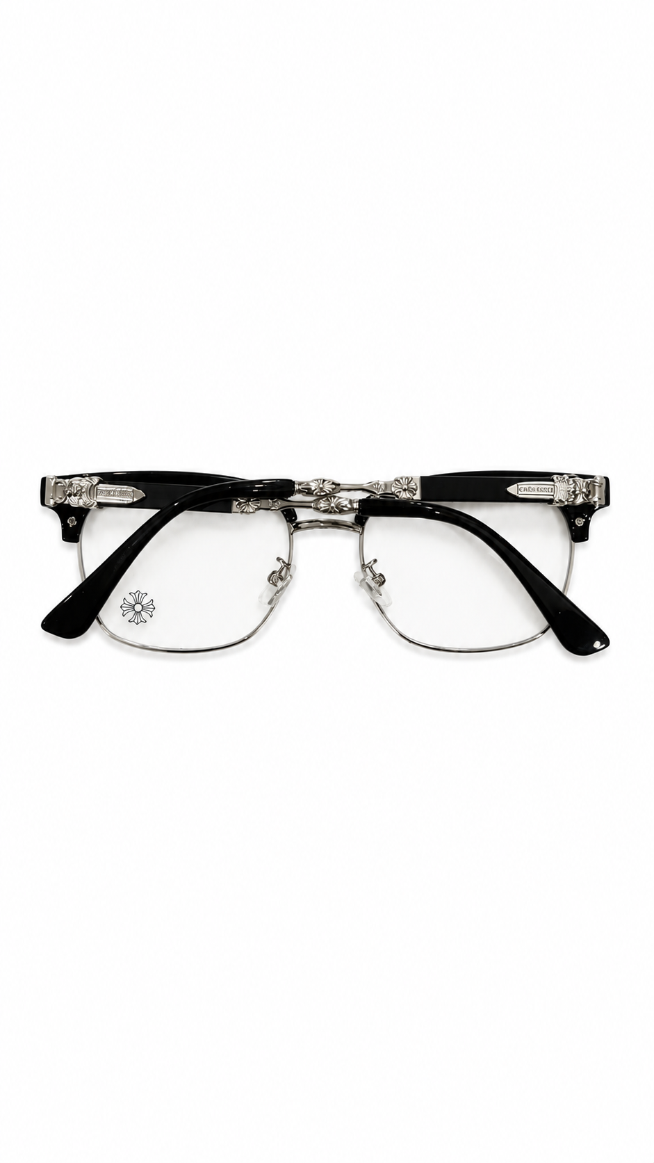 Black and Chrome glasses