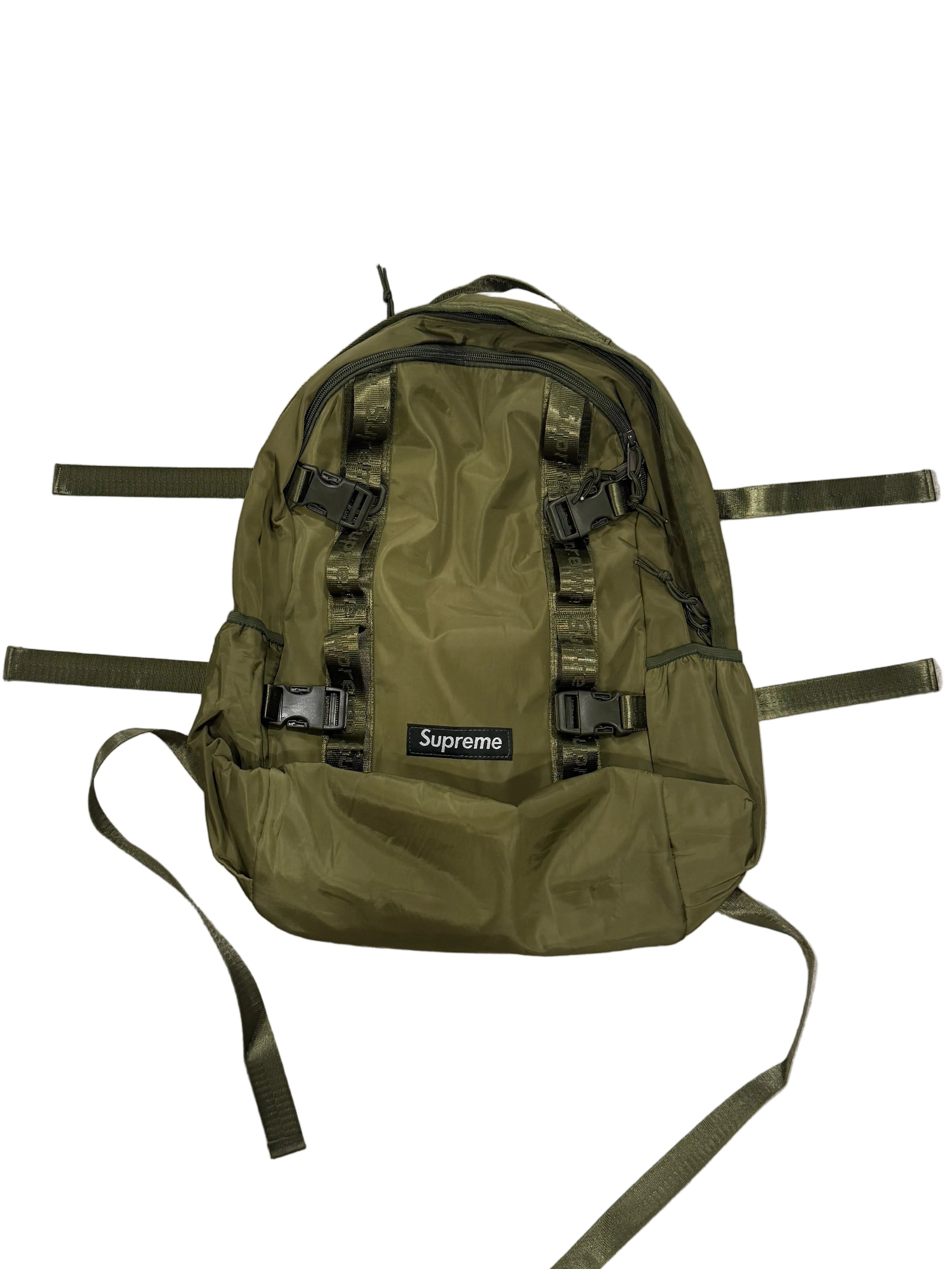 Green backpack