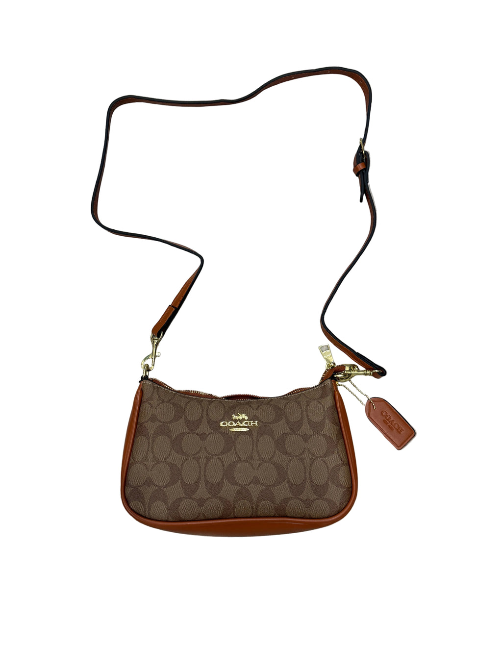 Brown C purse