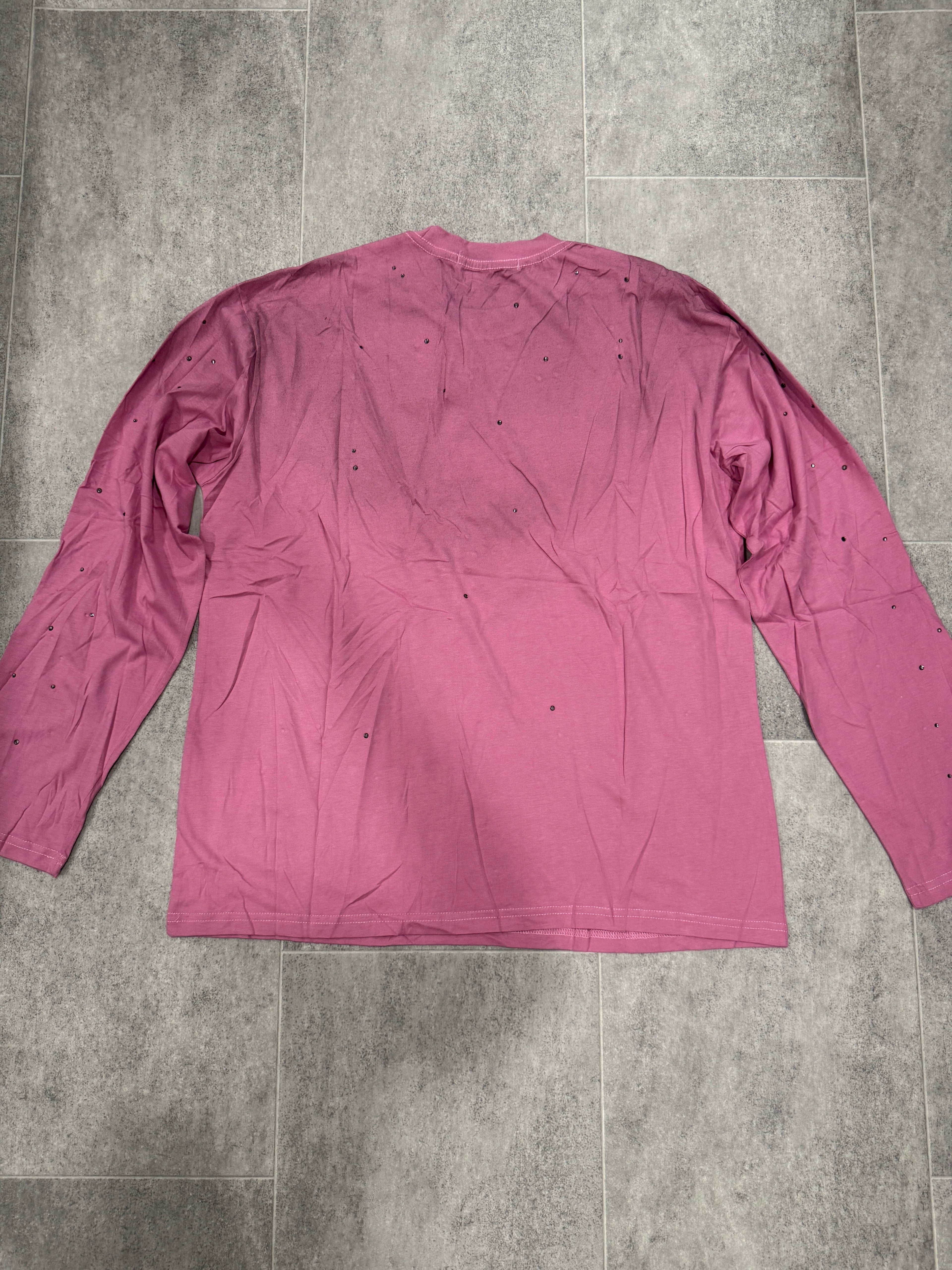Pink Rhinestone Long sleeve