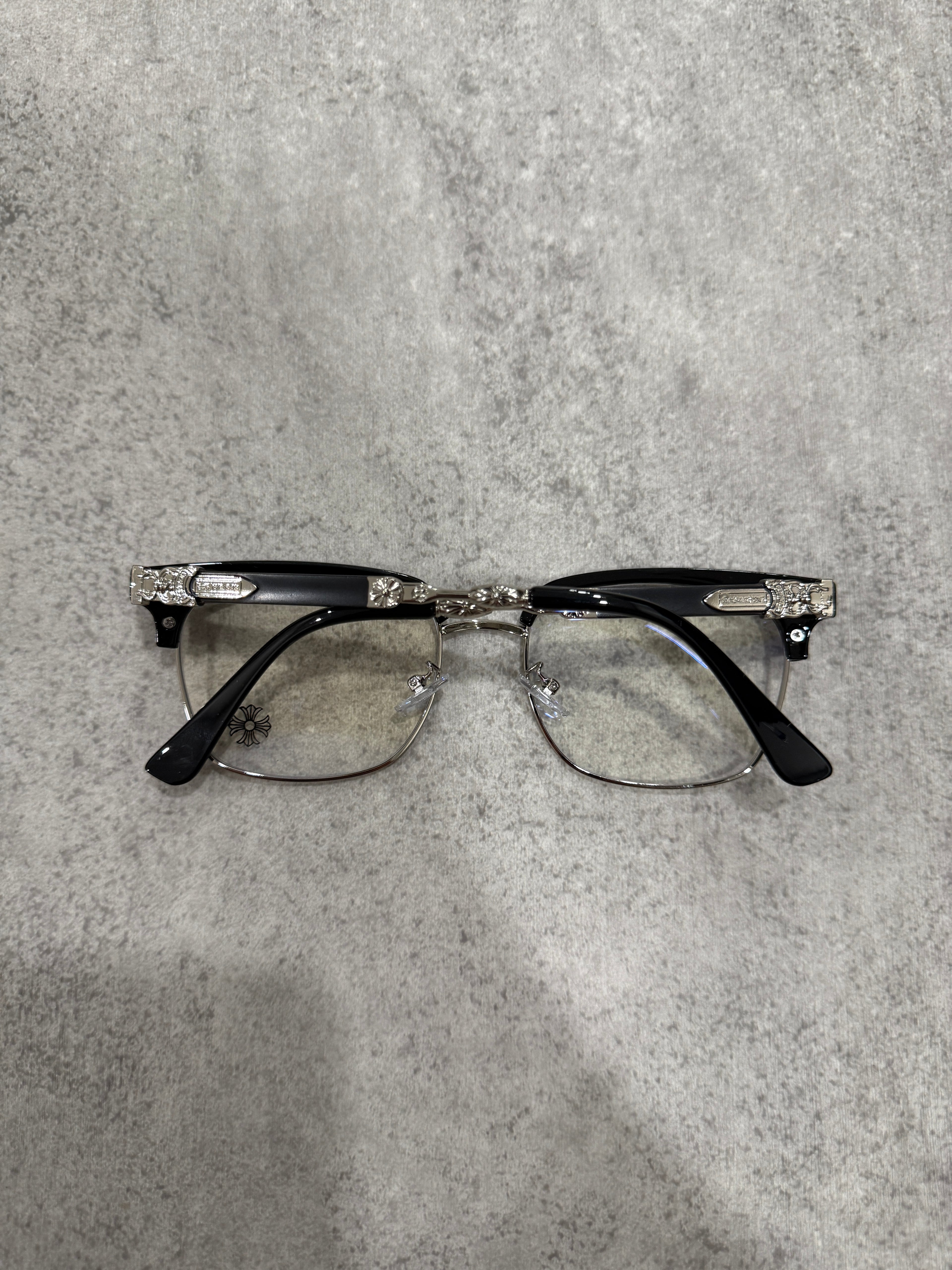 Black and Chrome glasses