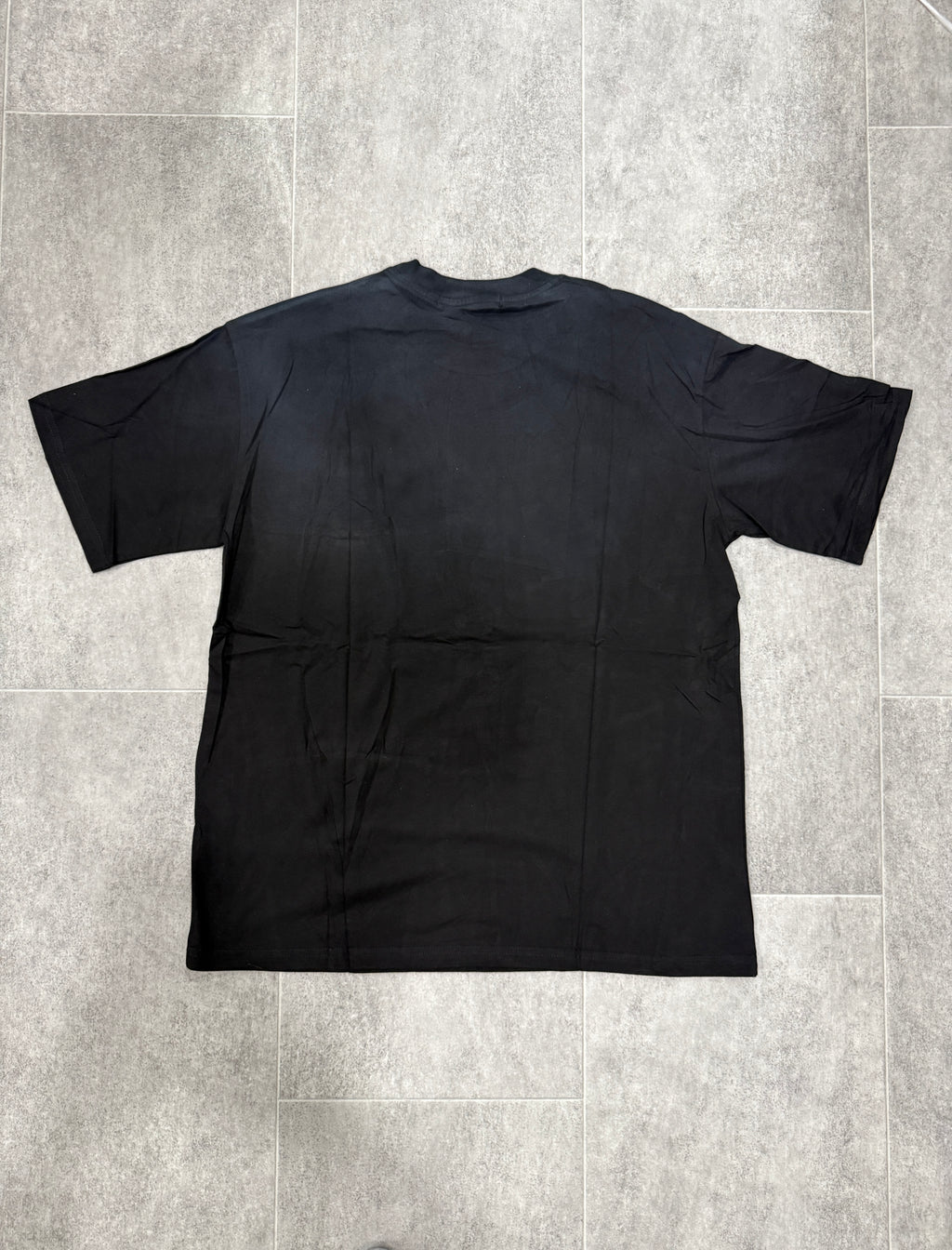 Black Shirt white text