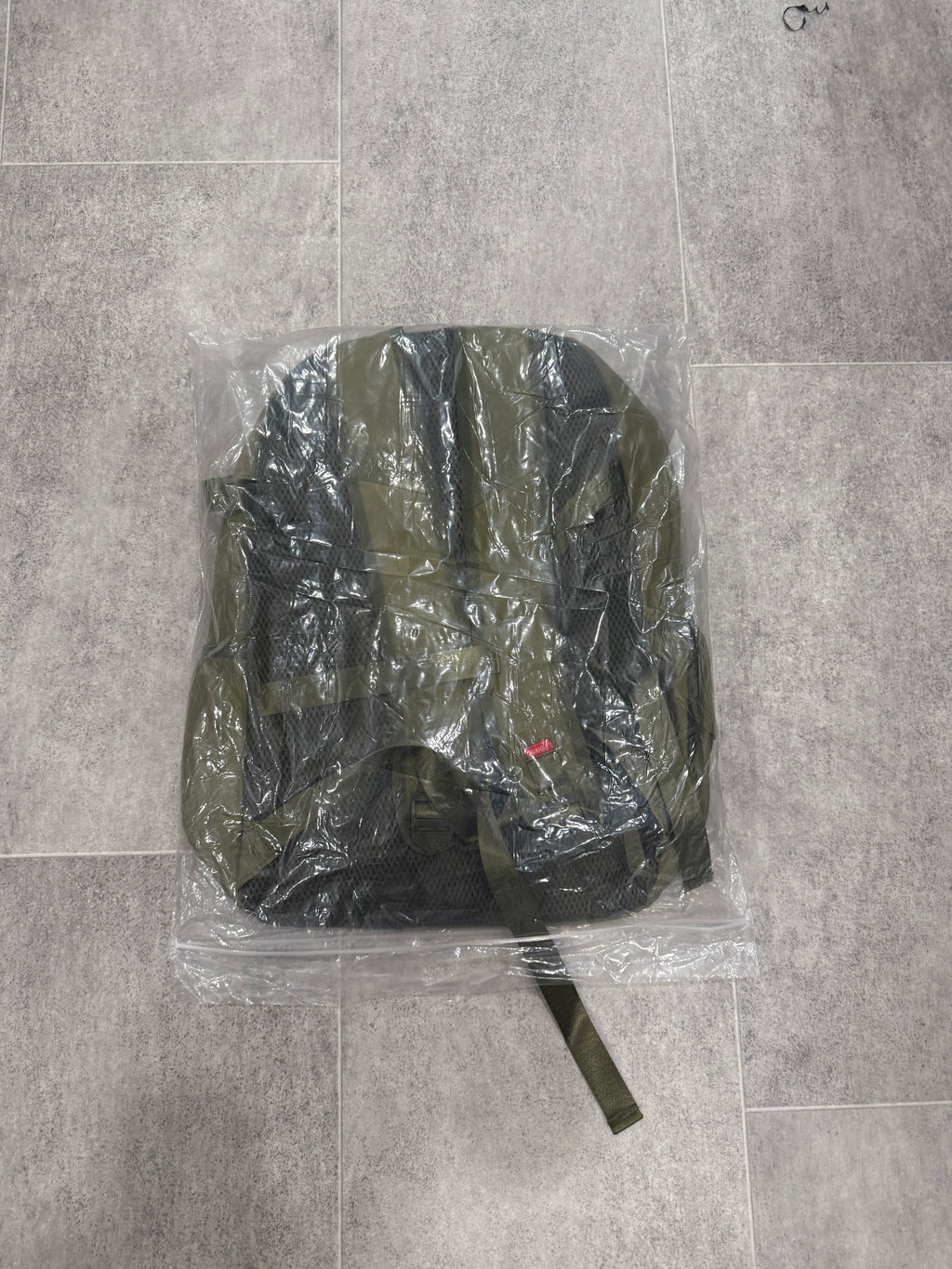 Green backpack