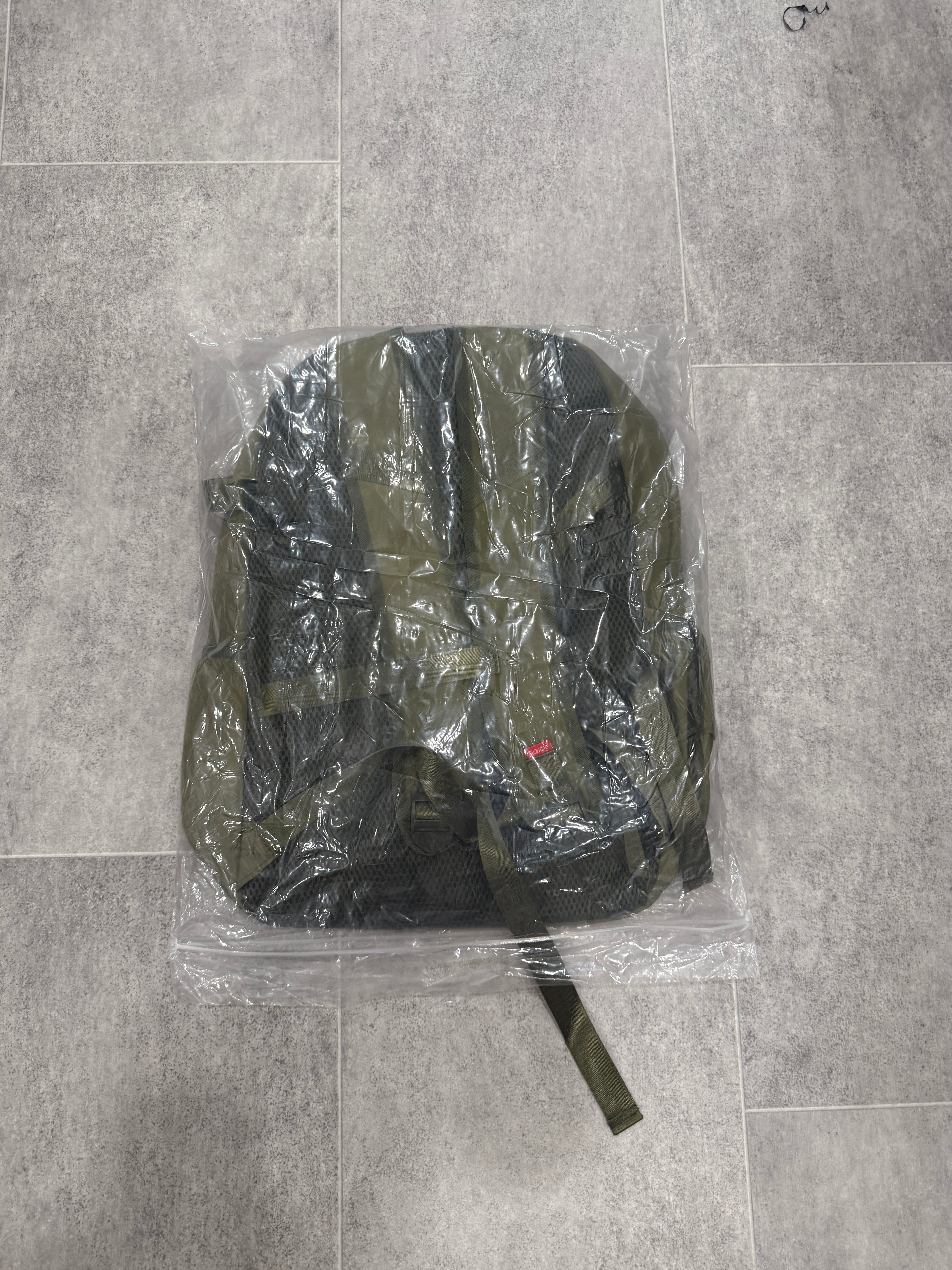 Green backpack