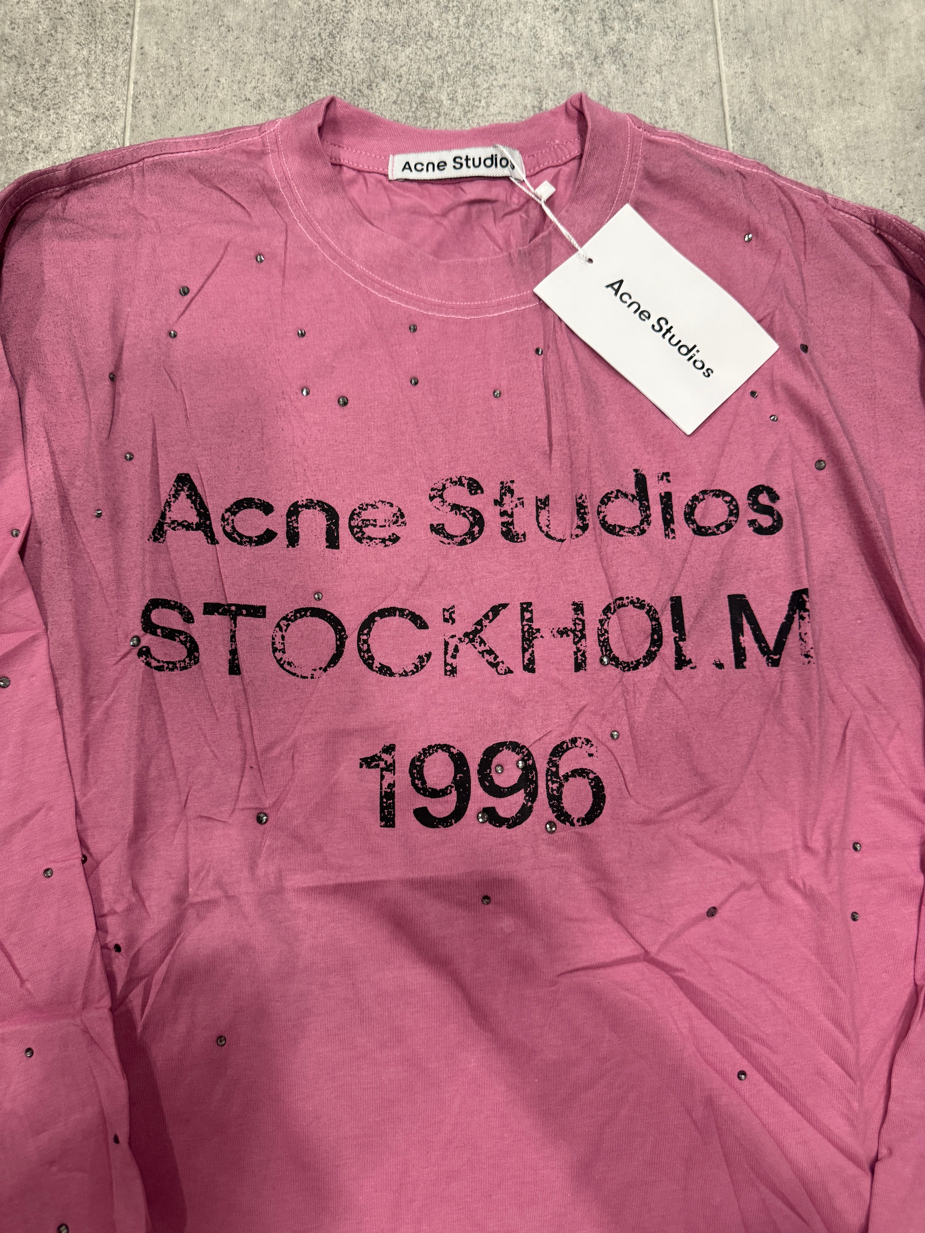 Pink Rhinestone Long sleeve