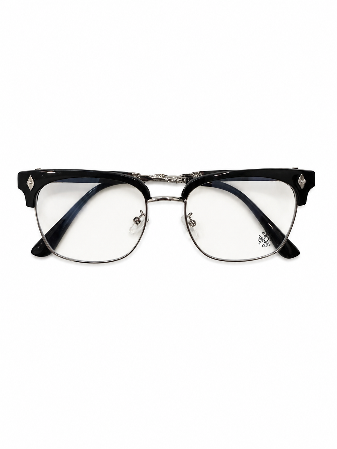 Black and Chrome glasses