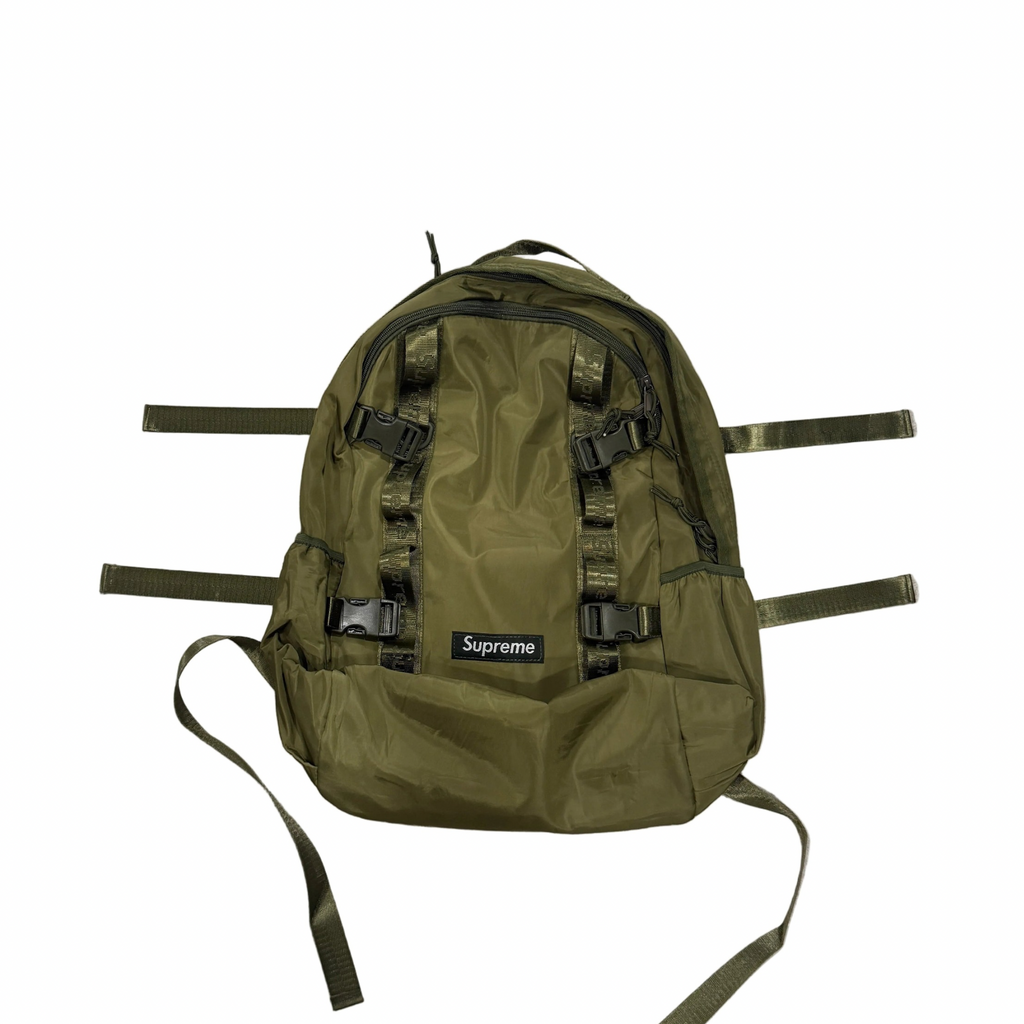Green backpack