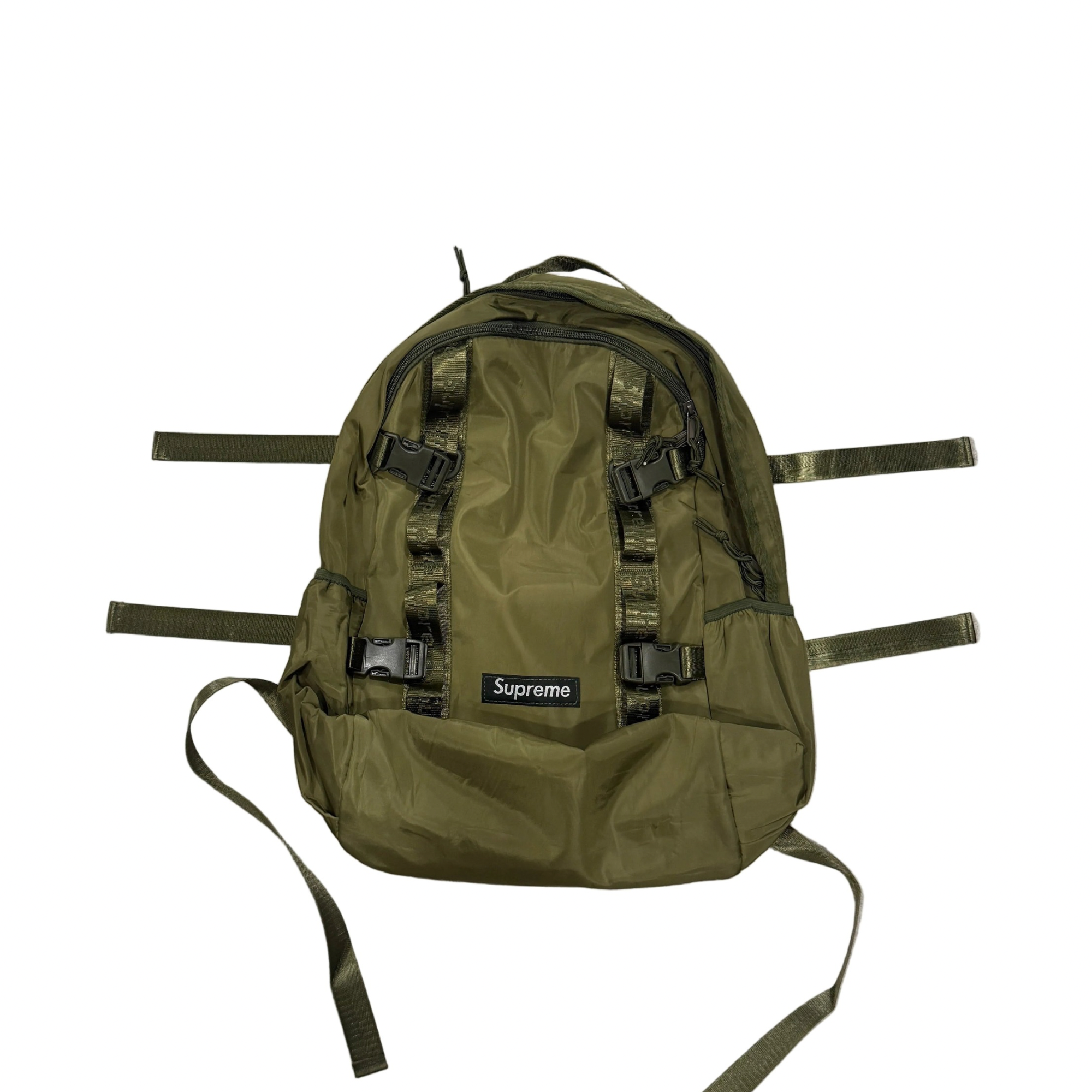 Green backpack